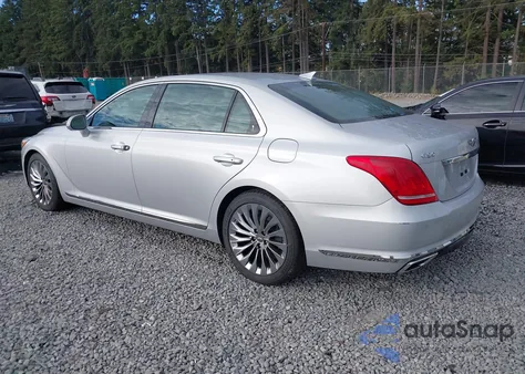 2018 Genesis G90 5.0 Ultimate из США, поврежденный, VIN KMHG54JH3JU046679